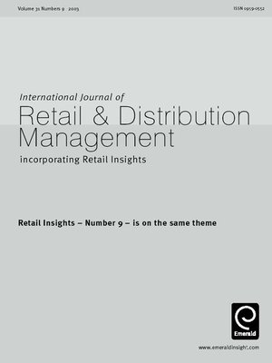cover image of International Journal of Retail & Distribution Management, Volume 31, Issue 9